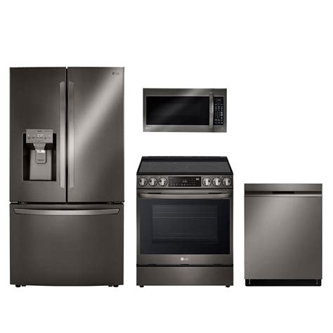 lg black stainless steel package